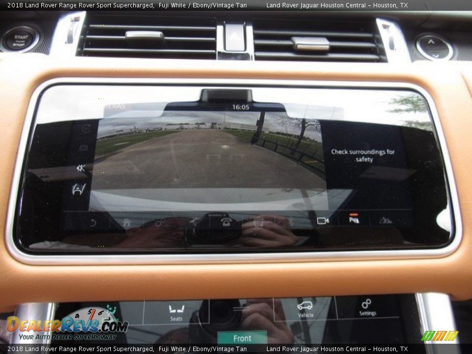 2018 Land Rover Range Rover Sport Supercharged Fuji White / Ebony/Vintage Tan Photo #35