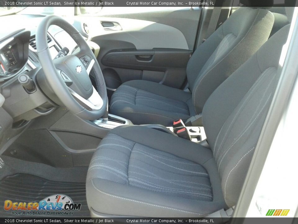 2018 Chevrolet Sonic LT Sedan Silver Ice Metallic / Jet Black Photo #9