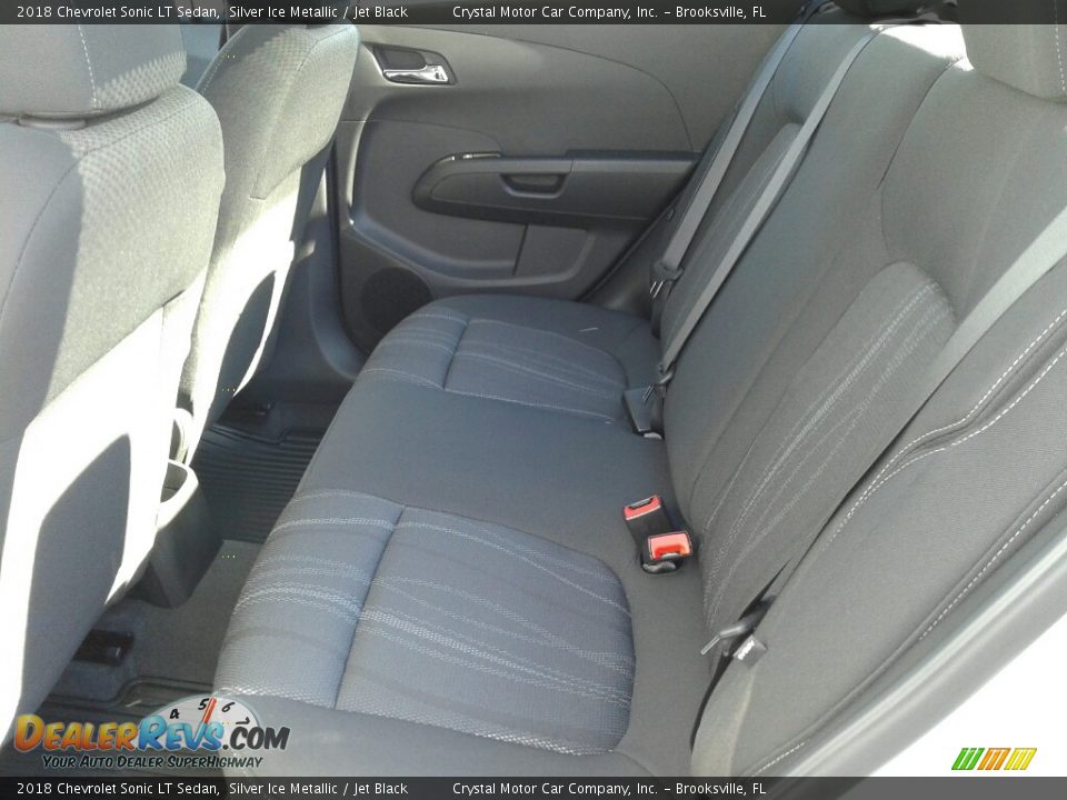 2018 Chevrolet Sonic LT Sedan Silver Ice Metallic / Jet Black Photo #10