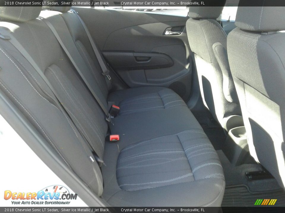 2018 Chevrolet Sonic LT Sedan Silver Ice Metallic / Jet Black Photo #11