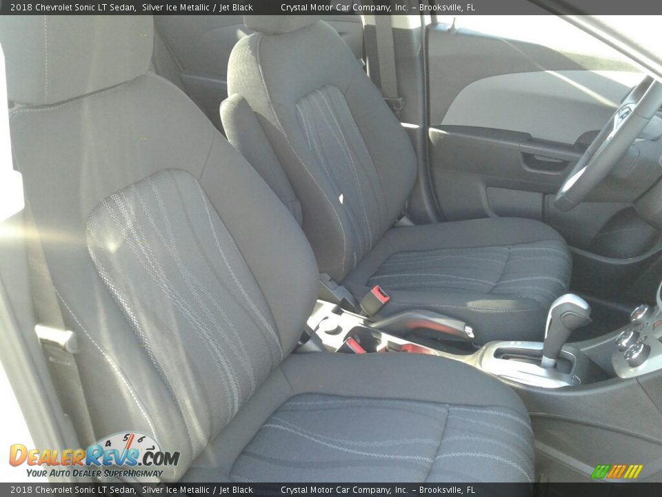 2018 Chevrolet Sonic LT Sedan Silver Ice Metallic / Jet Black Photo #12