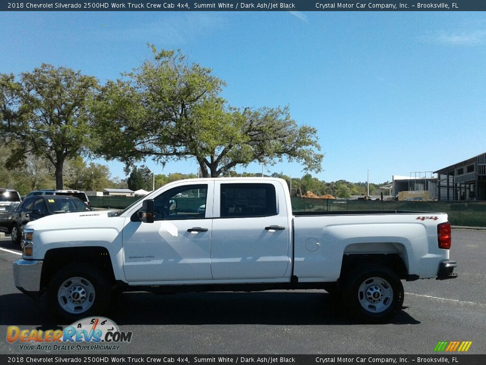 2018 Chevrolet Silverado 2500HD Work Truck Crew Cab 4x4 Summit White / Dark Ash/Jet Black Photo #2