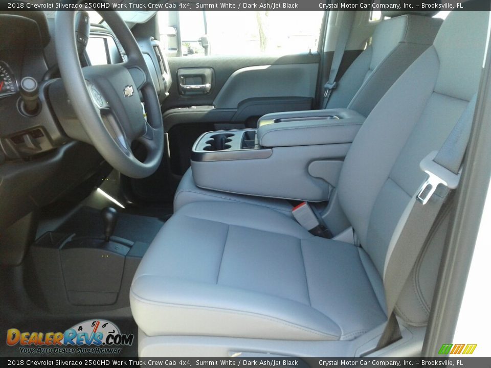 2018 Chevrolet Silverado 2500HD Work Truck Crew Cab 4x4 Summit White / Dark Ash/Jet Black Photo #9
