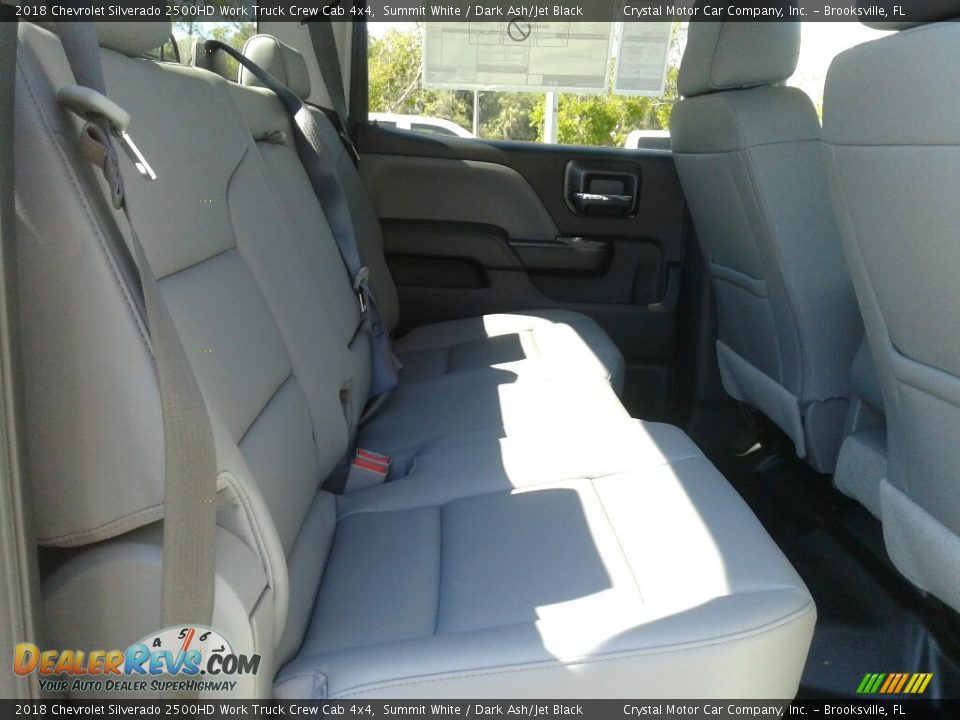 2018 Chevrolet Silverado 2500HD Work Truck Crew Cab 4x4 Summit White / Dark Ash/Jet Black Photo #11