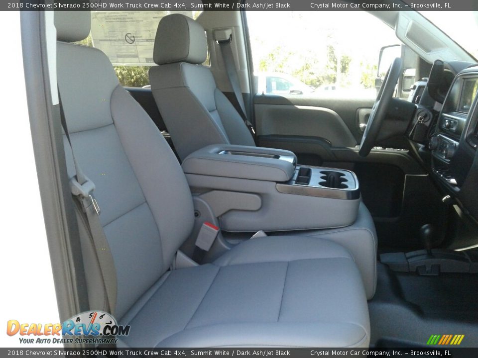 2018 Chevrolet Silverado 2500HD Work Truck Crew Cab 4x4 Summit White / Dark Ash/Jet Black Photo #12