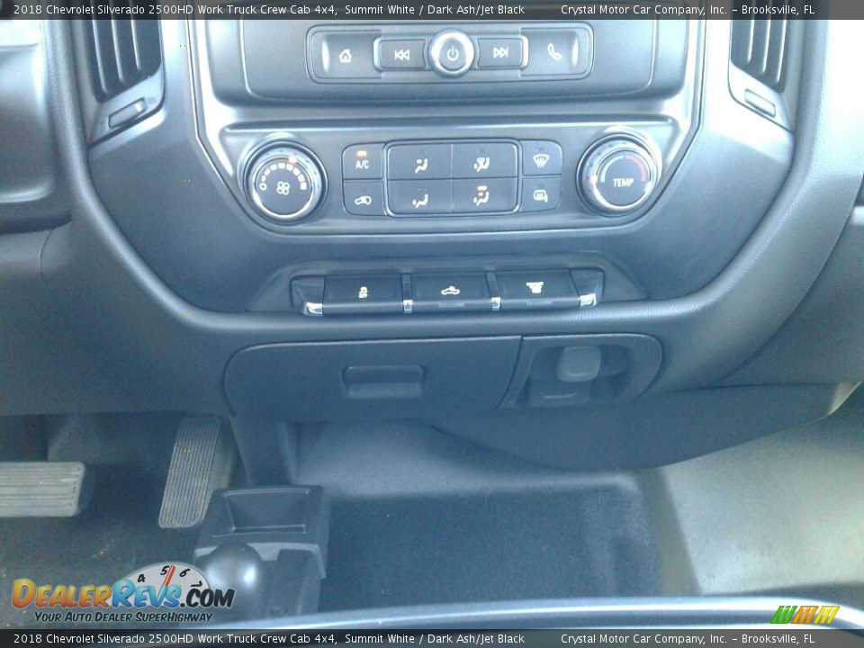 2018 Chevrolet Silverado 2500HD Work Truck Crew Cab 4x4 Summit White / Dark Ash/Jet Black Photo #16