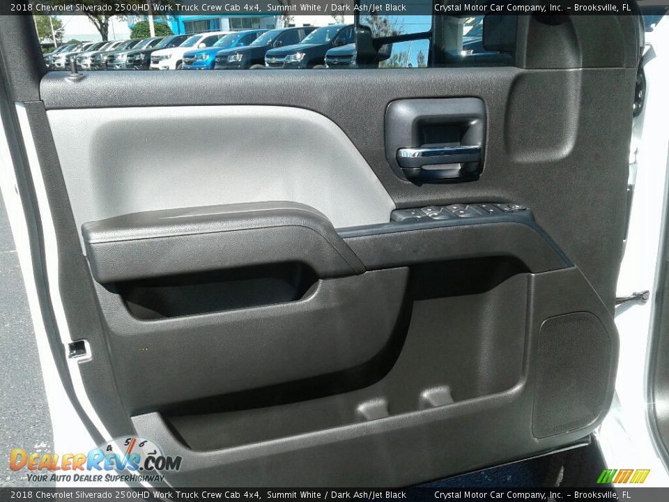 2018 Chevrolet Silverado 2500HD Work Truck Crew Cab 4x4 Summit White / Dark Ash/Jet Black Photo #17