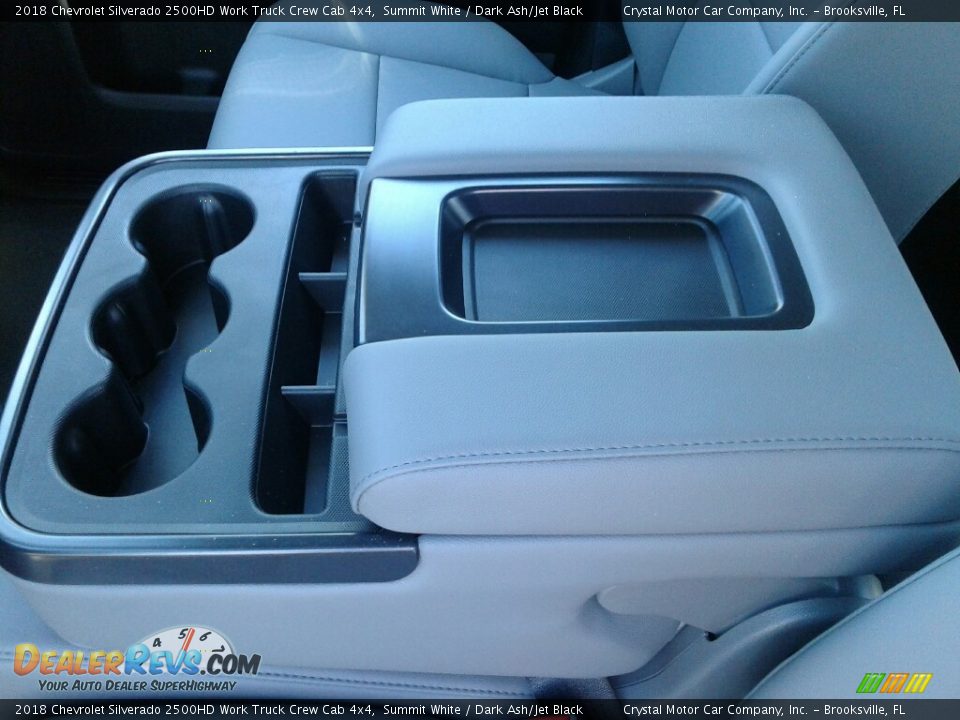 2018 Chevrolet Silverado 2500HD Work Truck Crew Cab 4x4 Summit White / Dark Ash/Jet Black Photo #18