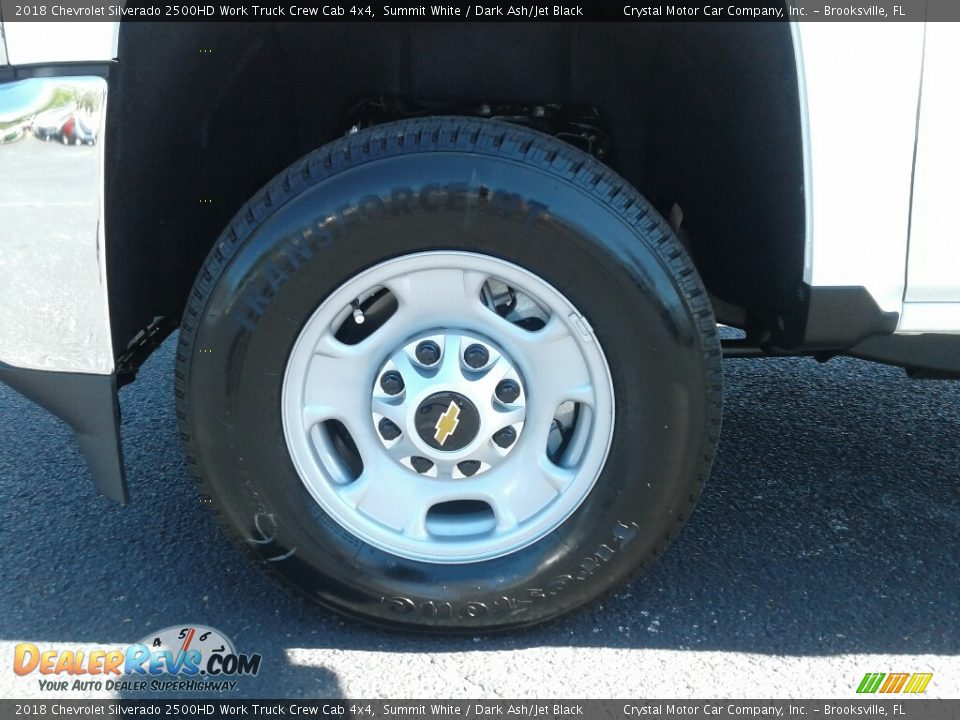 2018 Chevrolet Silverado 2500HD Work Truck Crew Cab 4x4 Summit White / Dark Ash/Jet Black Photo #20