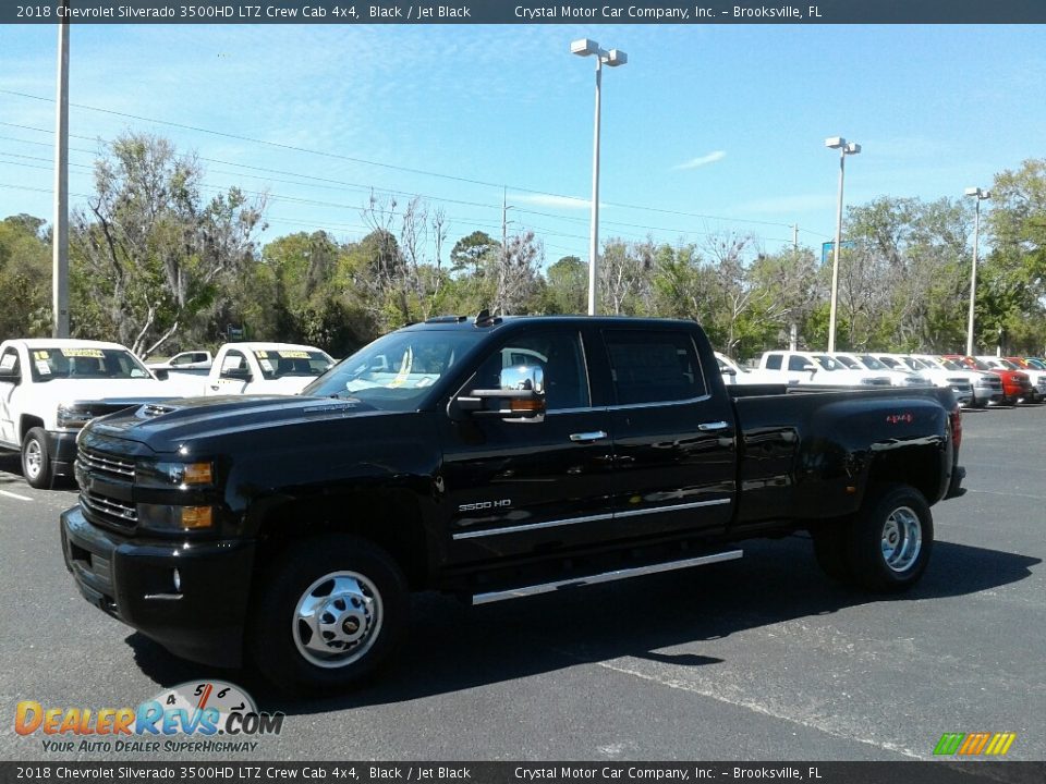 2018 Chevrolet Silverado 3500HD LTZ Crew Cab 4x4 Black / Jet Black Photo #1