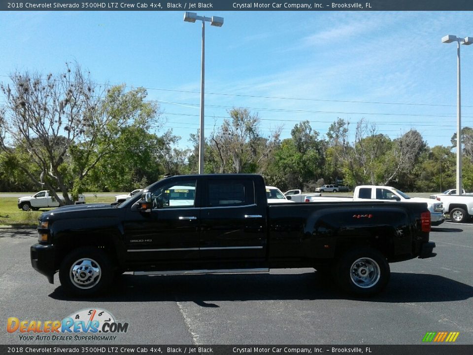 2018 Chevrolet Silverado 3500HD LTZ Crew Cab 4x4 Black / Jet Black Photo #2