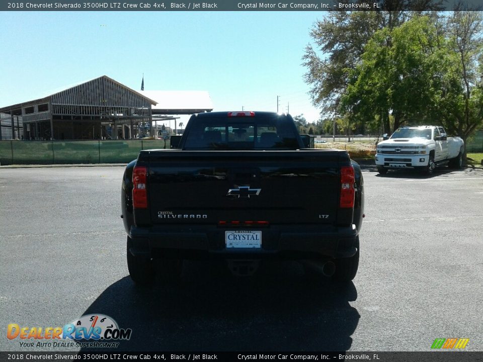 2018 Chevrolet Silverado 3500HD LTZ Crew Cab 4x4 Black / Jet Black Photo #4