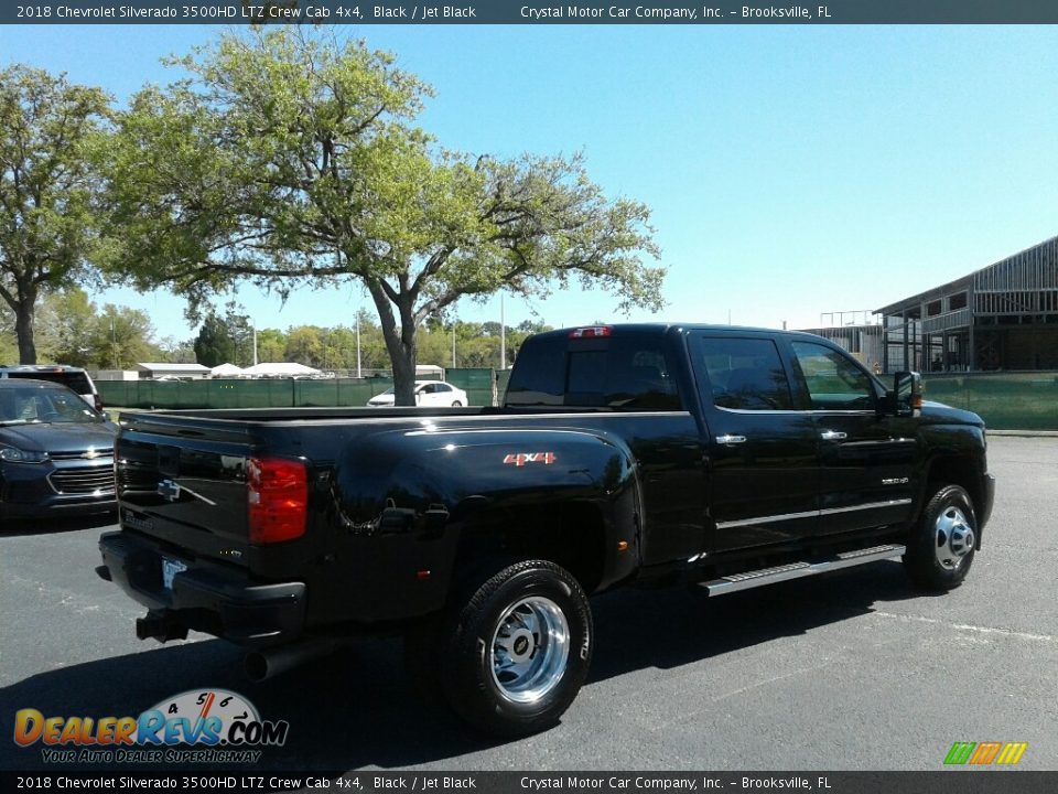 2018 Chevrolet Silverado 3500HD LTZ Crew Cab 4x4 Black / Jet Black Photo #5
