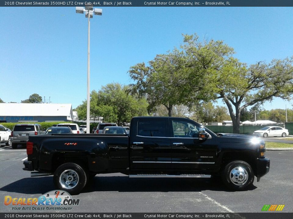 2018 Chevrolet Silverado 3500HD LTZ Crew Cab 4x4 Black / Jet Black Photo #6