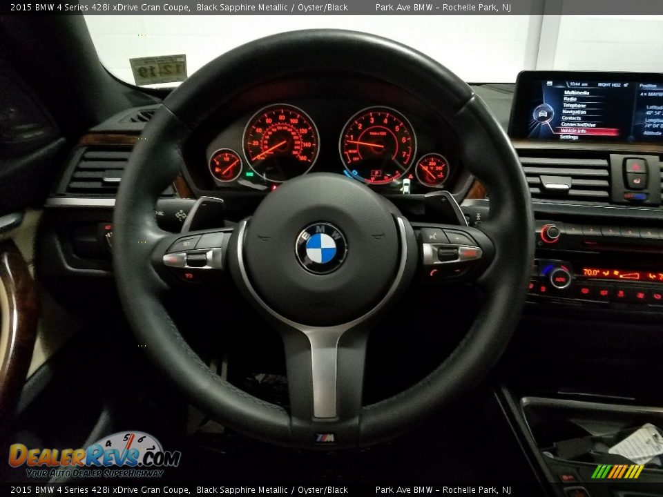 2015 BMW 4 Series 428i xDrive Gran Coupe Black Sapphire Metallic / Oyster/Black Photo #21