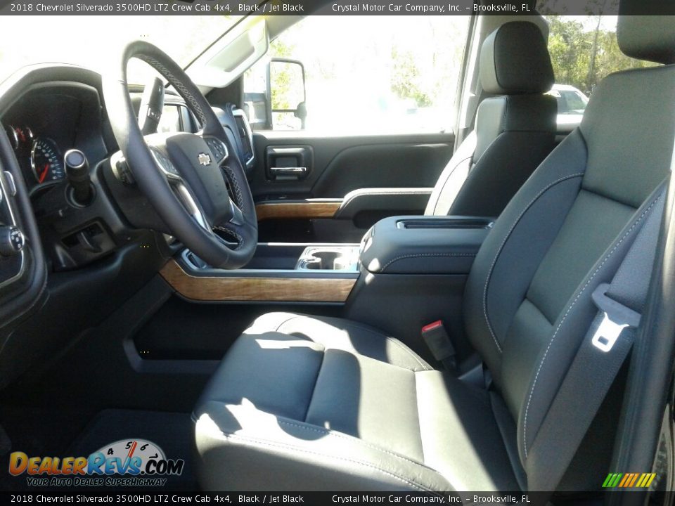 2018 Chevrolet Silverado 3500HD LTZ Crew Cab 4x4 Black / Jet Black Photo #9