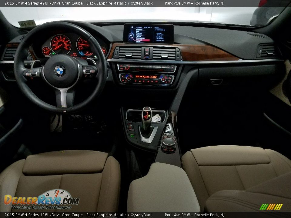 2015 BMW 4 Series 428i xDrive Gran Coupe Black Sapphire Metallic / Oyster/Black Photo #22