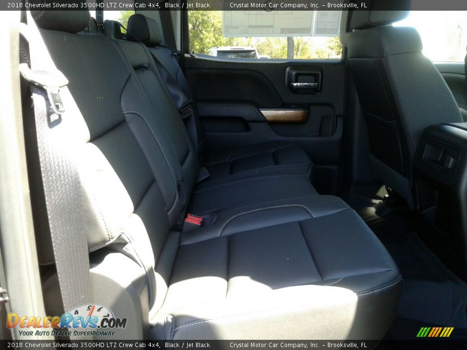 2018 Chevrolet Silverado 3500HD LTZ Crew Cab 4x4 Black / Jet Black Photo #11