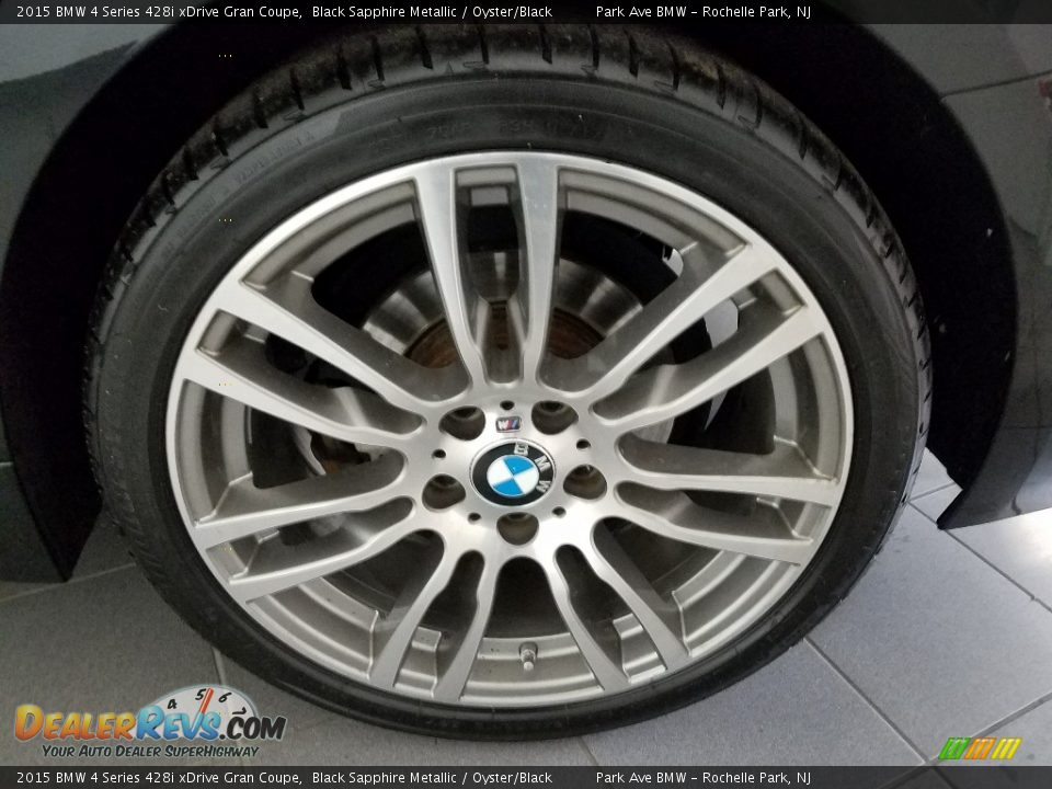 2015 BMW 4 Series 428i xDrive Gran Coupe Black Sapphire Metallic / Oyster/Black Photo #24