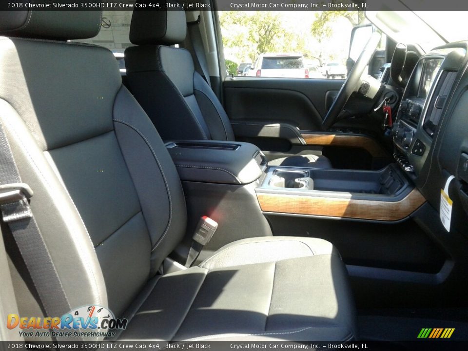 2018 Chevrolet Silverado 3500HD LTZ Crew Cab 4x4 Black / Jet Black Photo #12