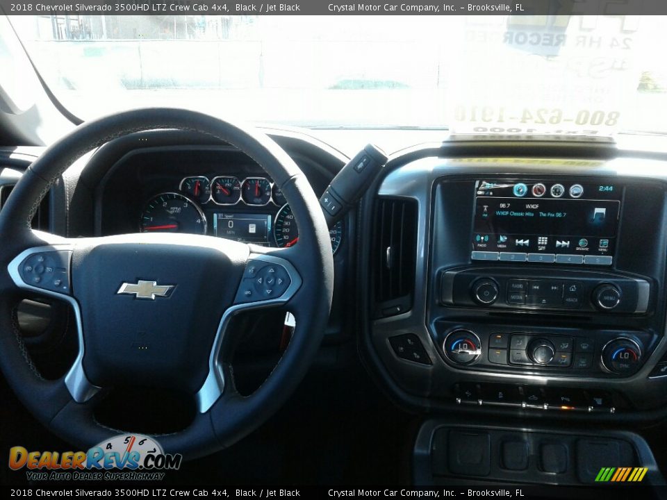 2018 Chevrolet Silverado 3500HD LTZ Crew Cab 4x4 Black / Jet Black Photo #13
