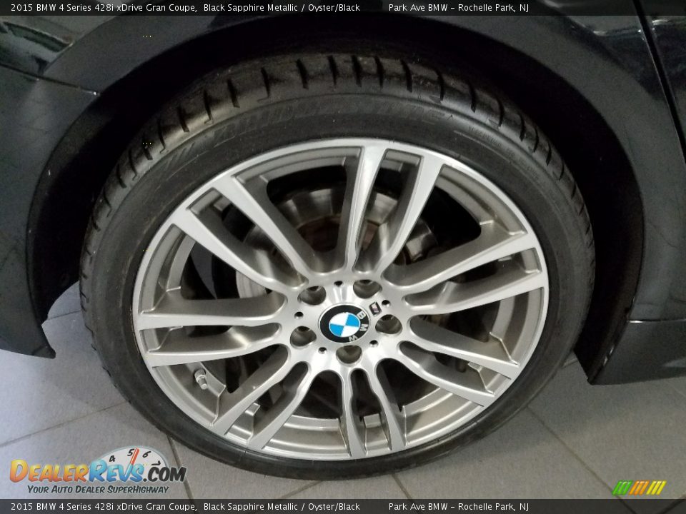 2015 BMW 4 Series 428i xDrive Gran Coupe Black Sapphire Metallic / Oyster/Black Photo #27