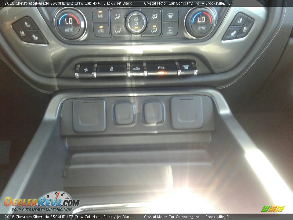 2018 Chevrolet Silverado 3500HD LTZ Crew Cab 4x4 Black / Jet Black Photo #16