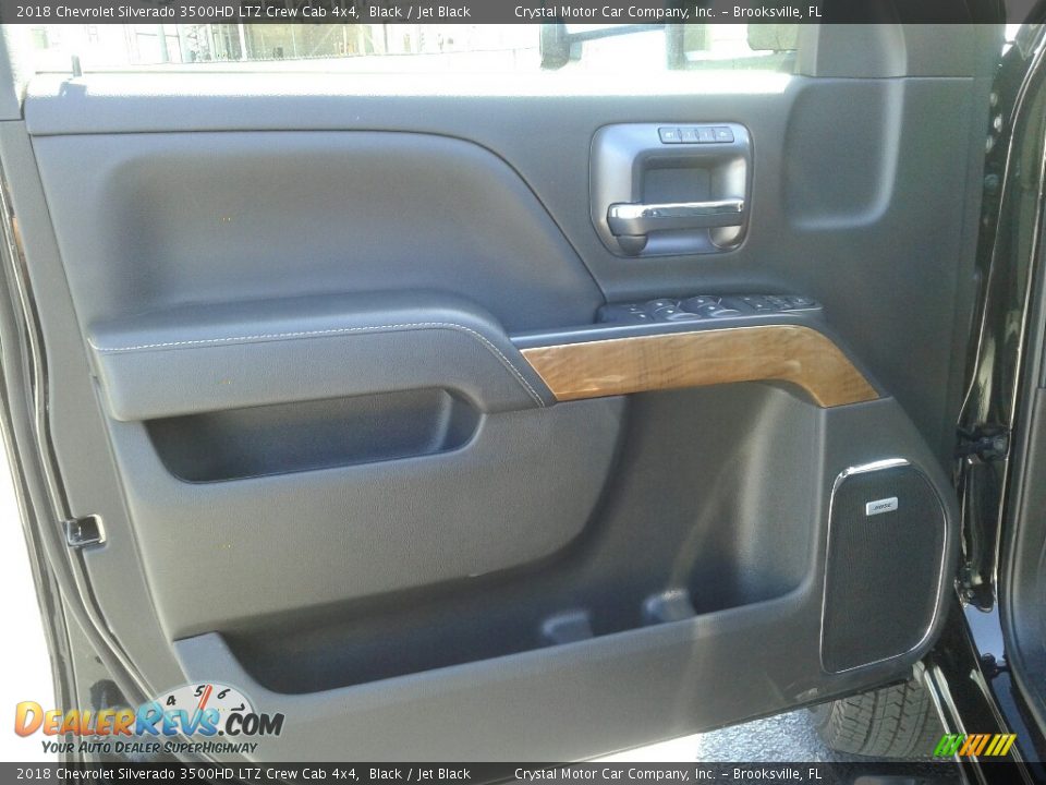 2018 Chevrolet Silverado 3500HD LTZ Crew Cab 4x4 Black / Jet Black Photo #17