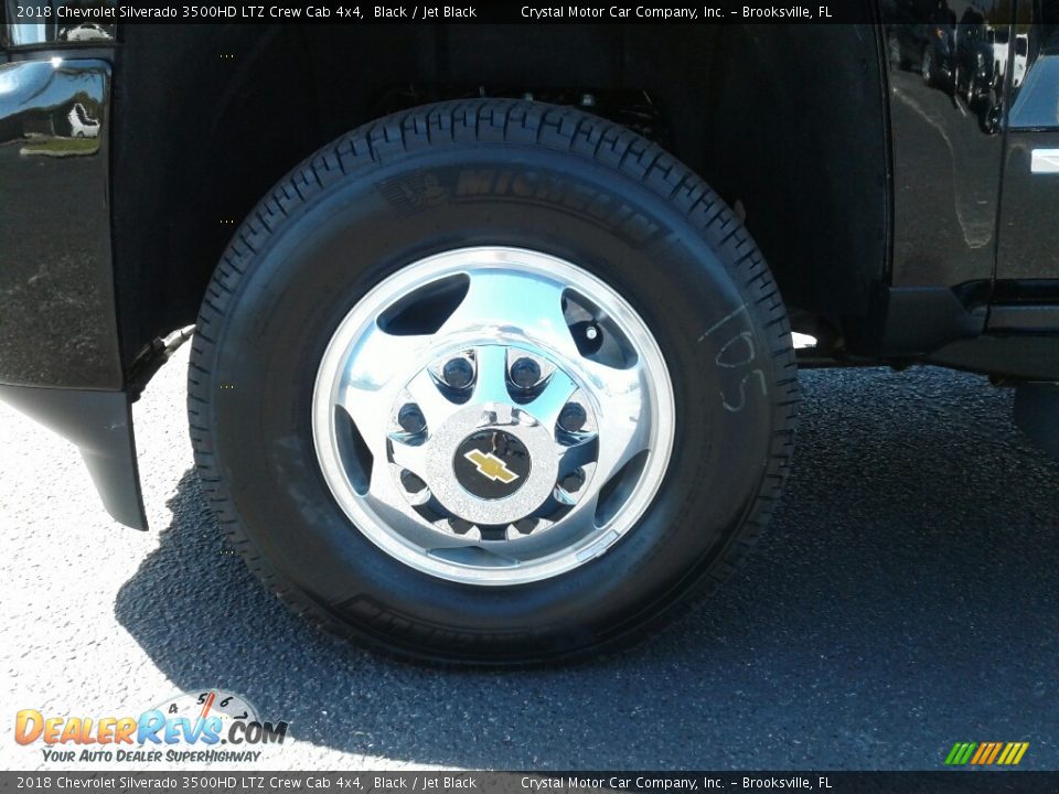 2018 Chevrolet Silverado 3500HD LTZ Crew Cab 4x4 Black / Jet Black Photo #20