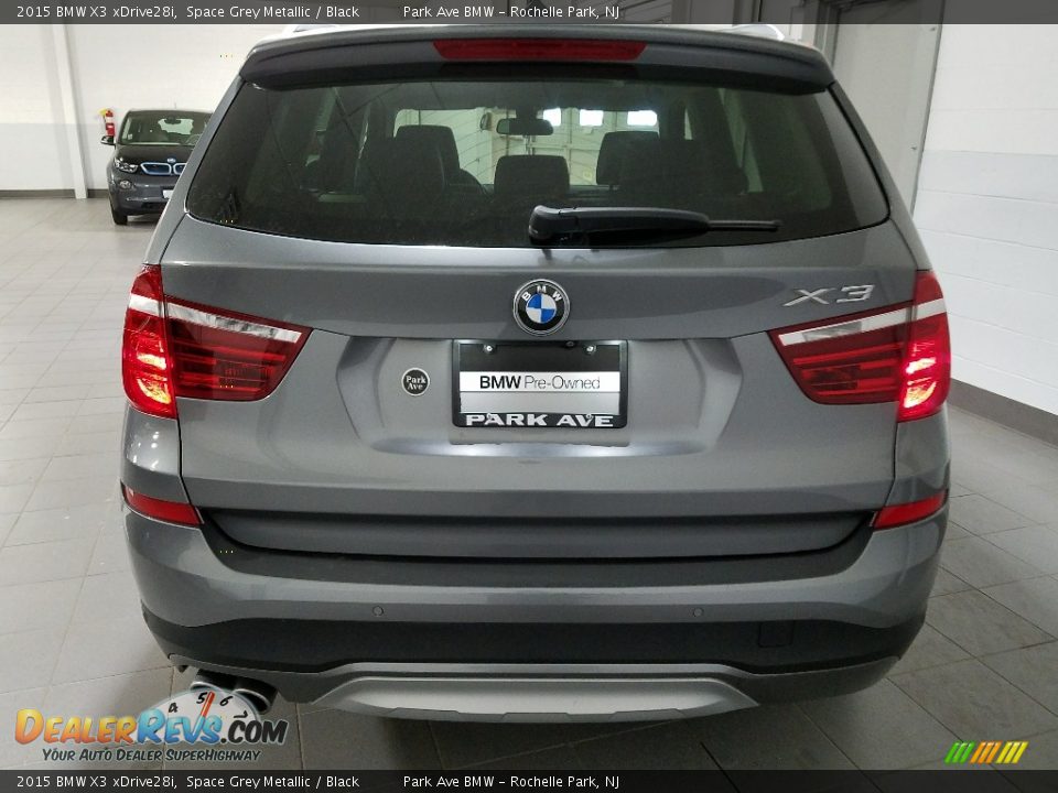 2015 BMW X3 xDrive28i Space Grey Metallic / Black Photo #4