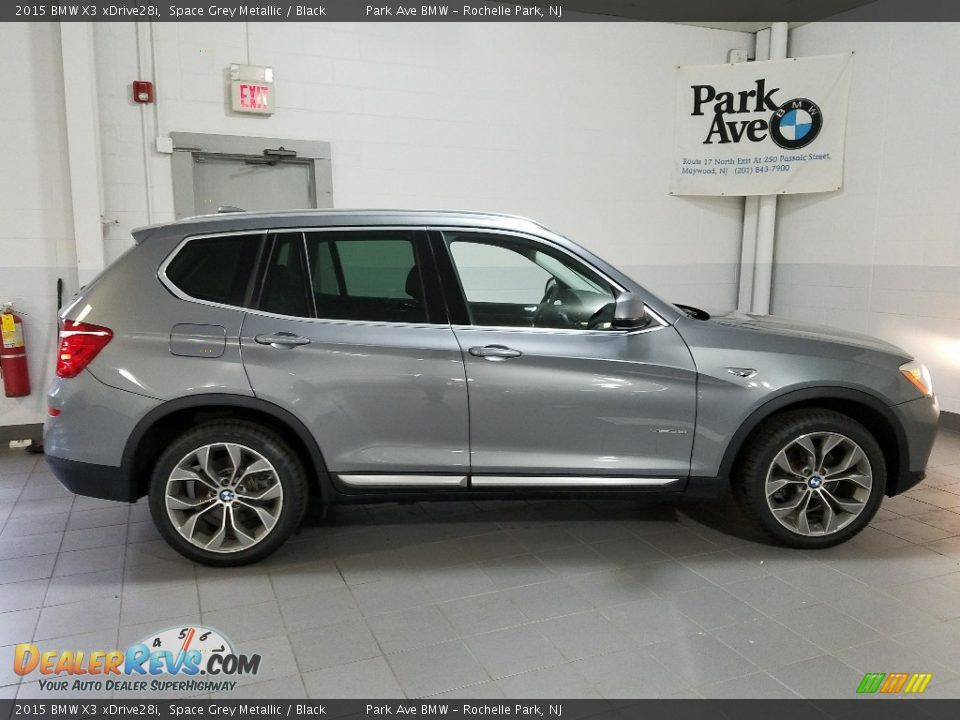 2015 BMW X3 xDrive28i Space Grey Metallic / Black Photo #6