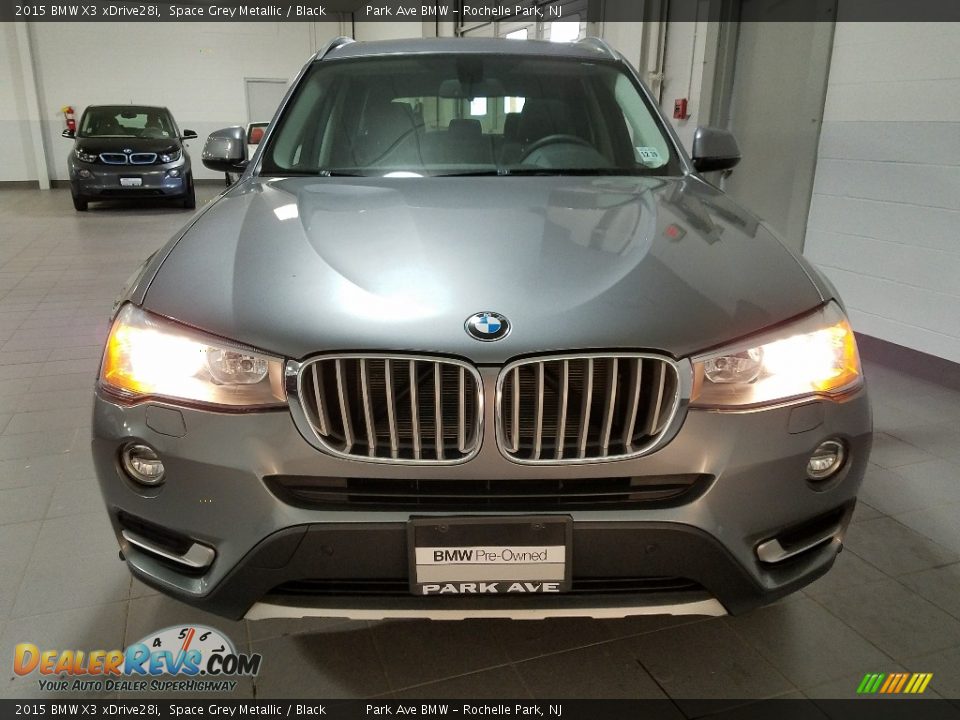 2015 BMW X3 xDrive28i Space Grey Metallic / Black Photo #8