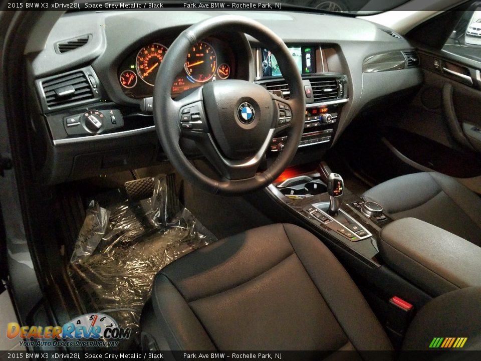 2015 BMW X3 xDrive28i Space Grey Metallic / Black Photo #13