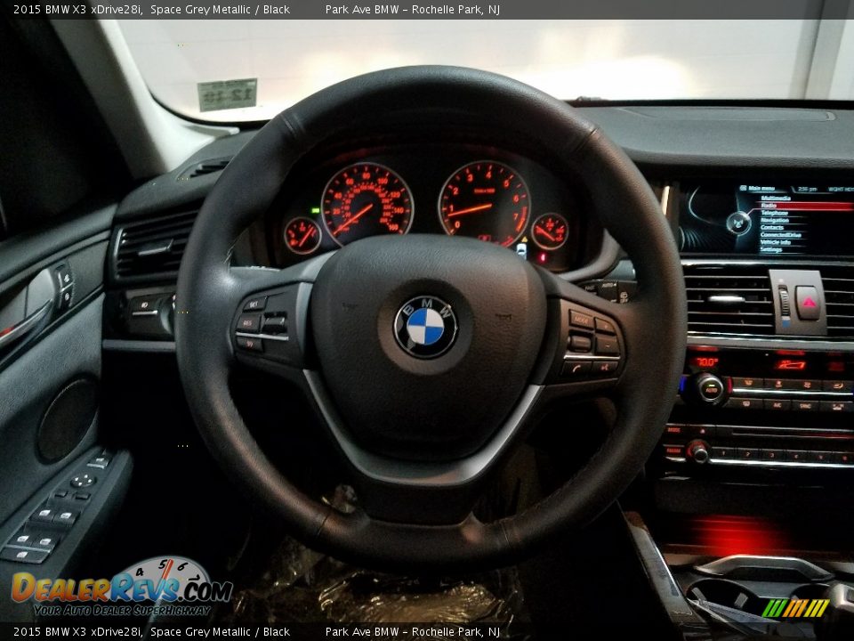 2015 BMW X3 xDrive28i Space Grey Metallic / Black Photo #21