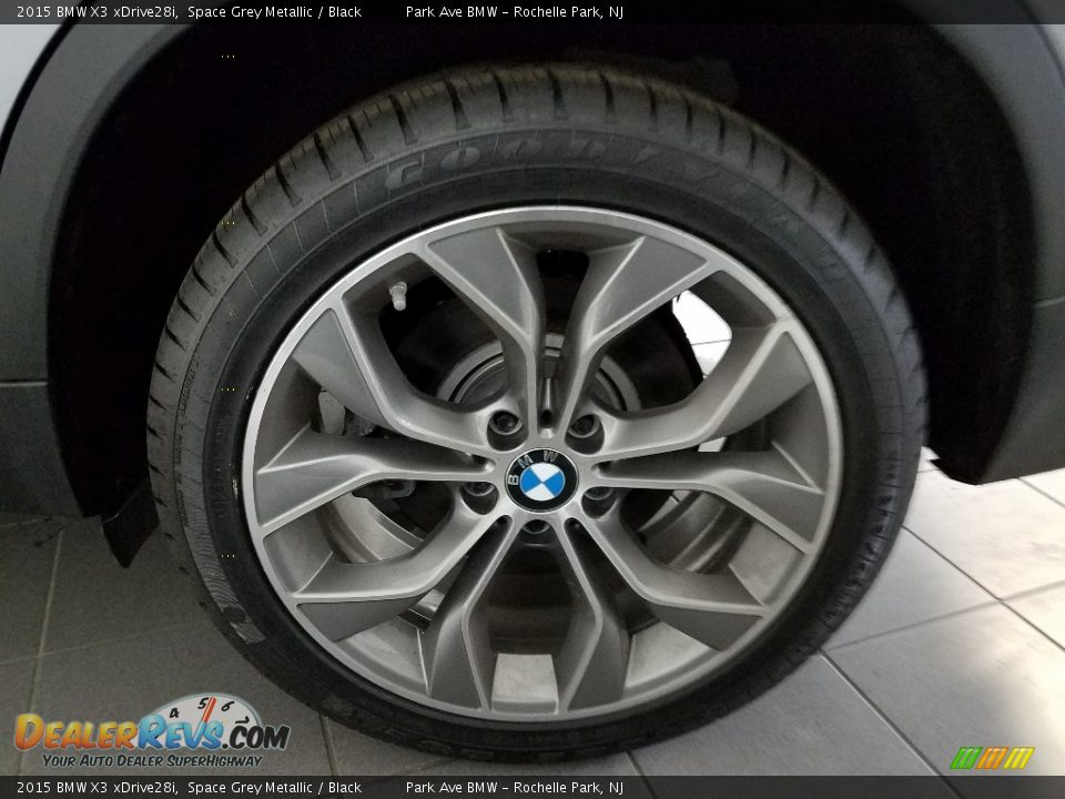 2015 BMW X3 xDrive28i Space Grey Metallic / Black Photo #24