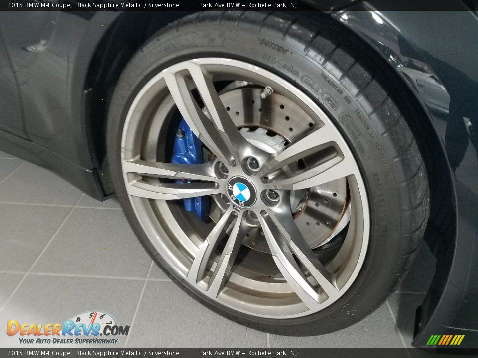 2015 BMW M4 Coupe Black Sapphire Metallic / Silverstone Photo #25