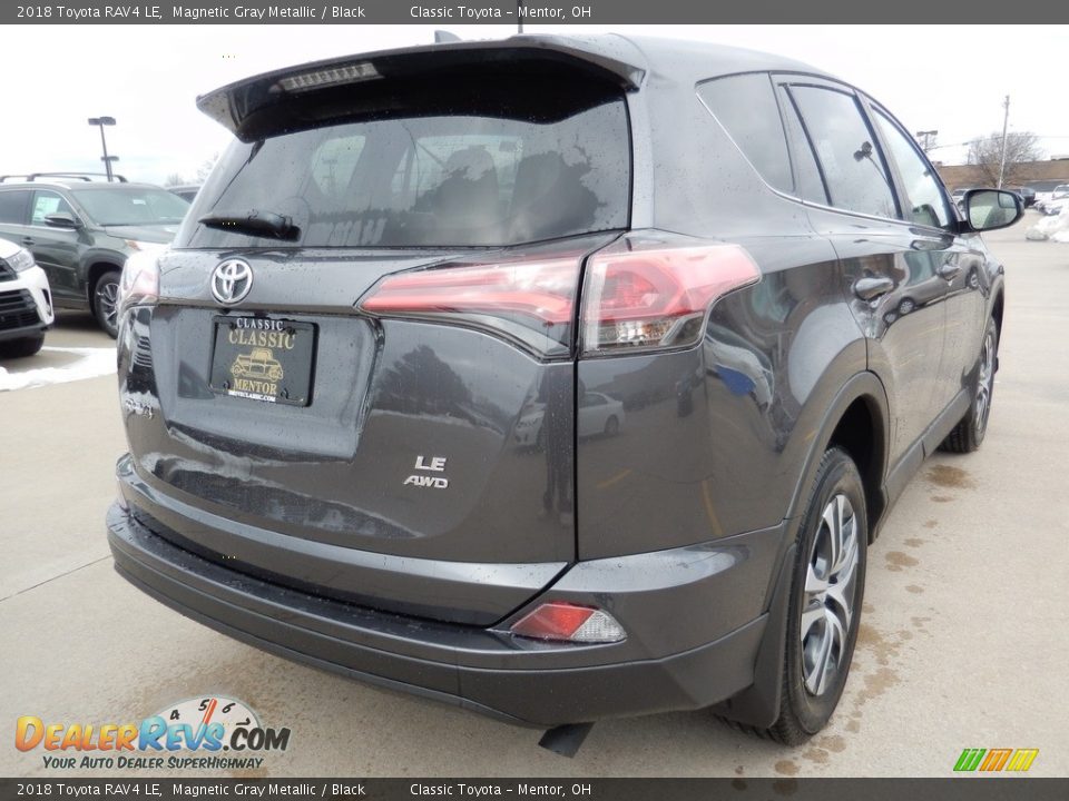 2018 Toyota RAV4 LE Magnetic Gray Metallic / Black Photo #2