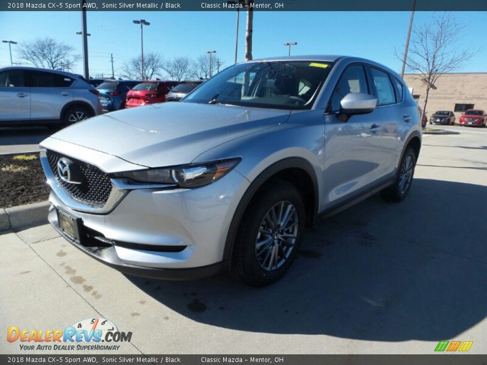 2018 Mazda CX-5 Sport AWD Sonic Silver Metallic / Black Photo #1