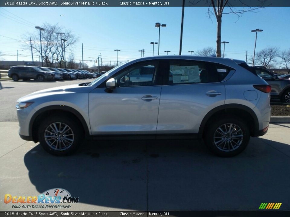 2018 Mazda CX-5 Sport AWD Sonic Silver Metallic / Black Photo #2