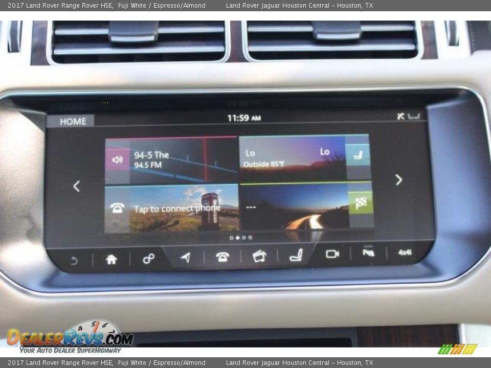 2017 Land Rover Range Rover HSE Fuji White / Espresso/Almond Photo #18