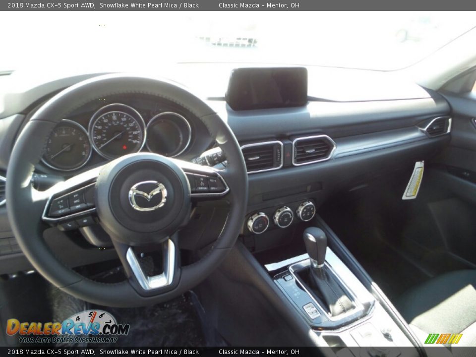 2018 Mazda CX-5 Sport AWD Snowflake White Pearl Mica / Black Photo #3