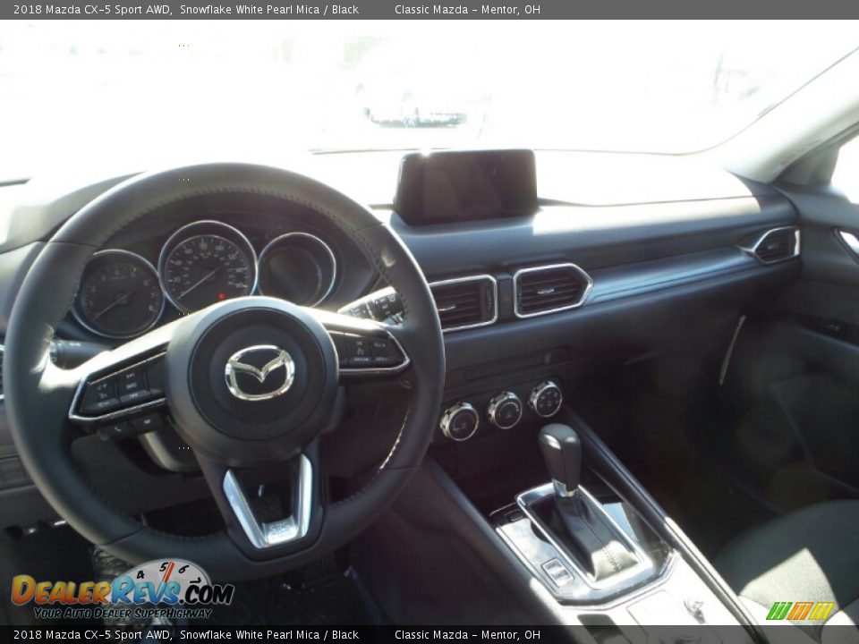 2018 Mazda CX-5 Sport AWD Snowflake White Pearl Mica / Black Photo #3