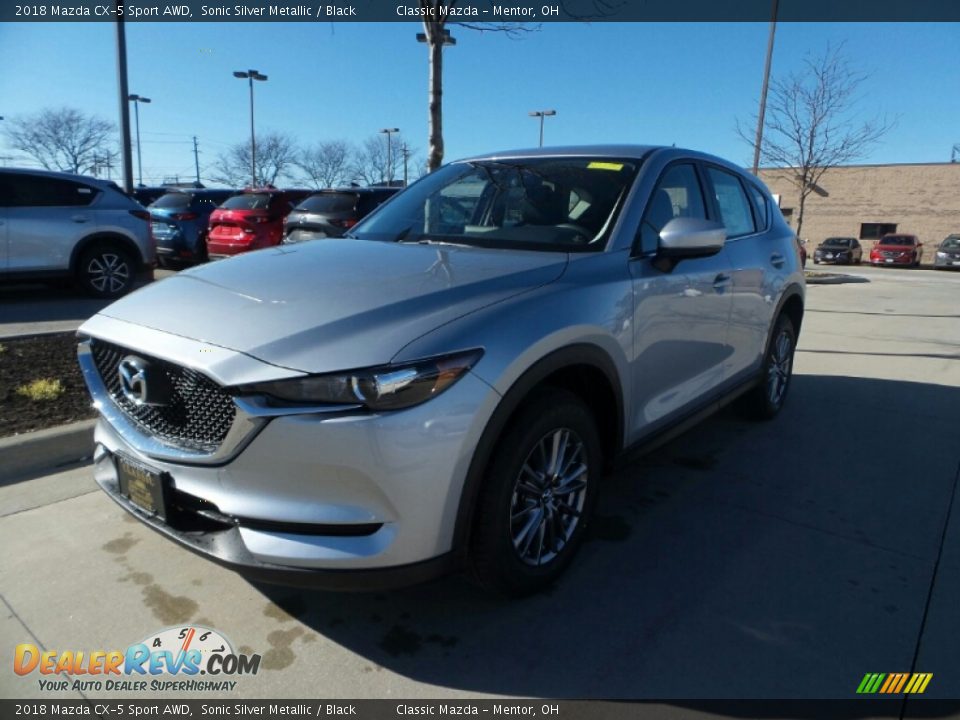 2018 Mazda CX-5 Sport AWD Sonic Silver Metallic / Black Photo #1