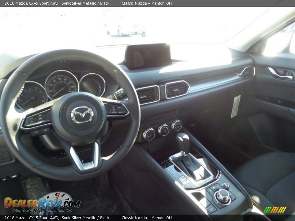 2018 Mazda CX-5 Sport AWD Sonic Silver Metallic / Black Photo #3