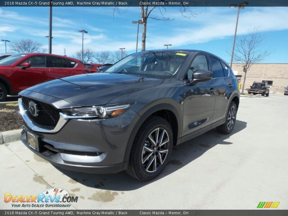 2018 Mazda CX-5 Grand Touring AWD Machine Gray Metallic / Black Photo #1