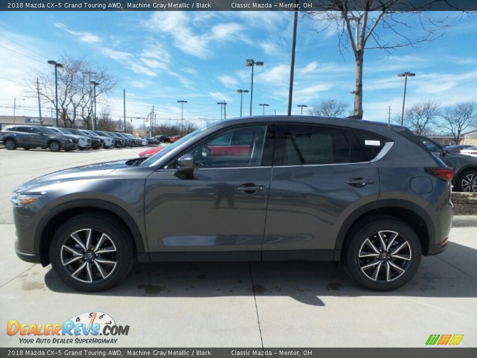 2018 Mazda CX-5 Grand Touring AWD Machine Gray Metallic / Black Photo #2