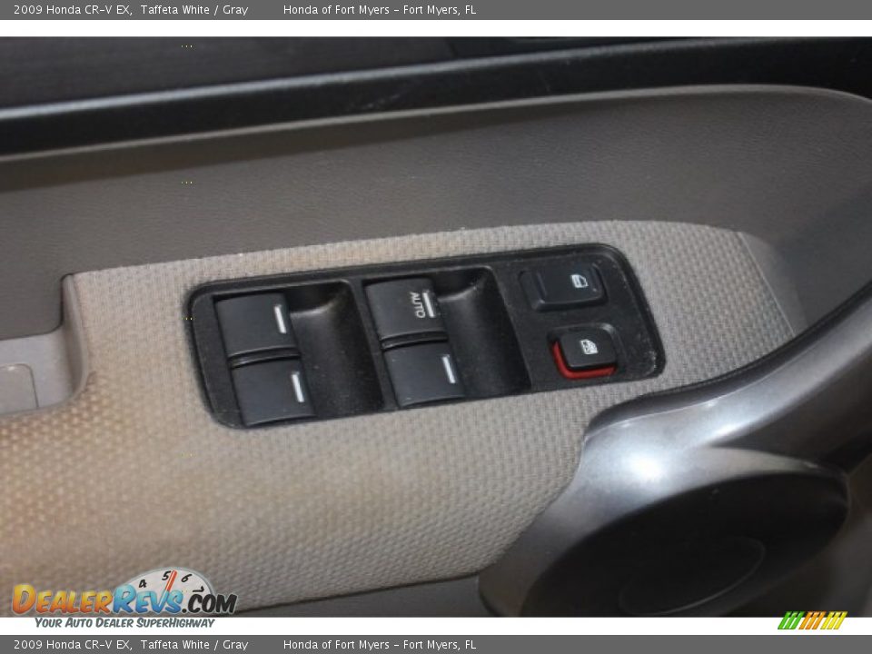 2009 Honda CR-V EX Taffeta White / Gray Photo #15
