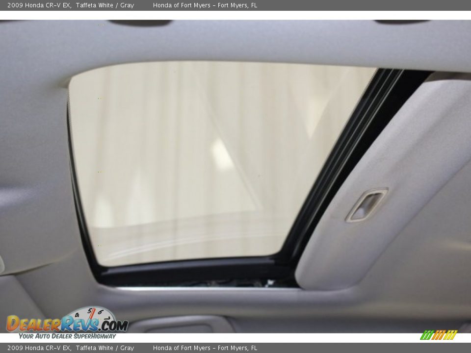 2009 Honda CR-V EX Taffeta White / Gray Photo #17
