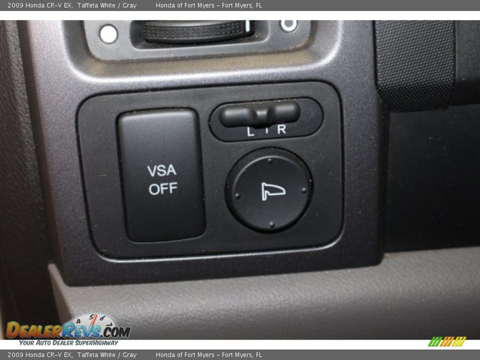 2009 Honda CR-V EX Taffeta White / Gray Photo #19