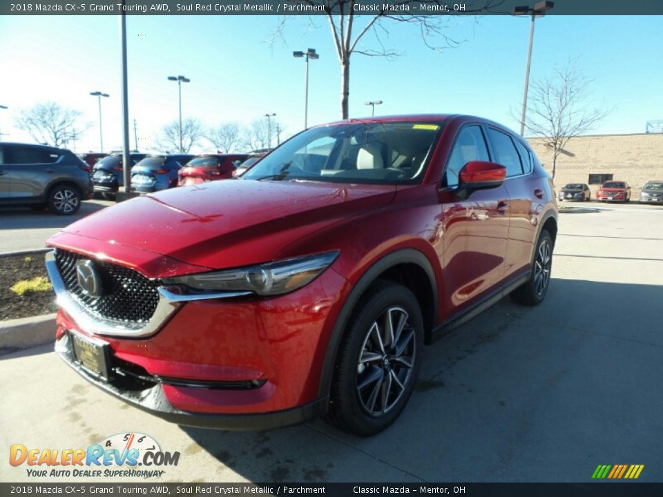 2018 Mazda CX-5 Grand Touring AWD Soul Red Crystal Metallic / Parchment Photo #1